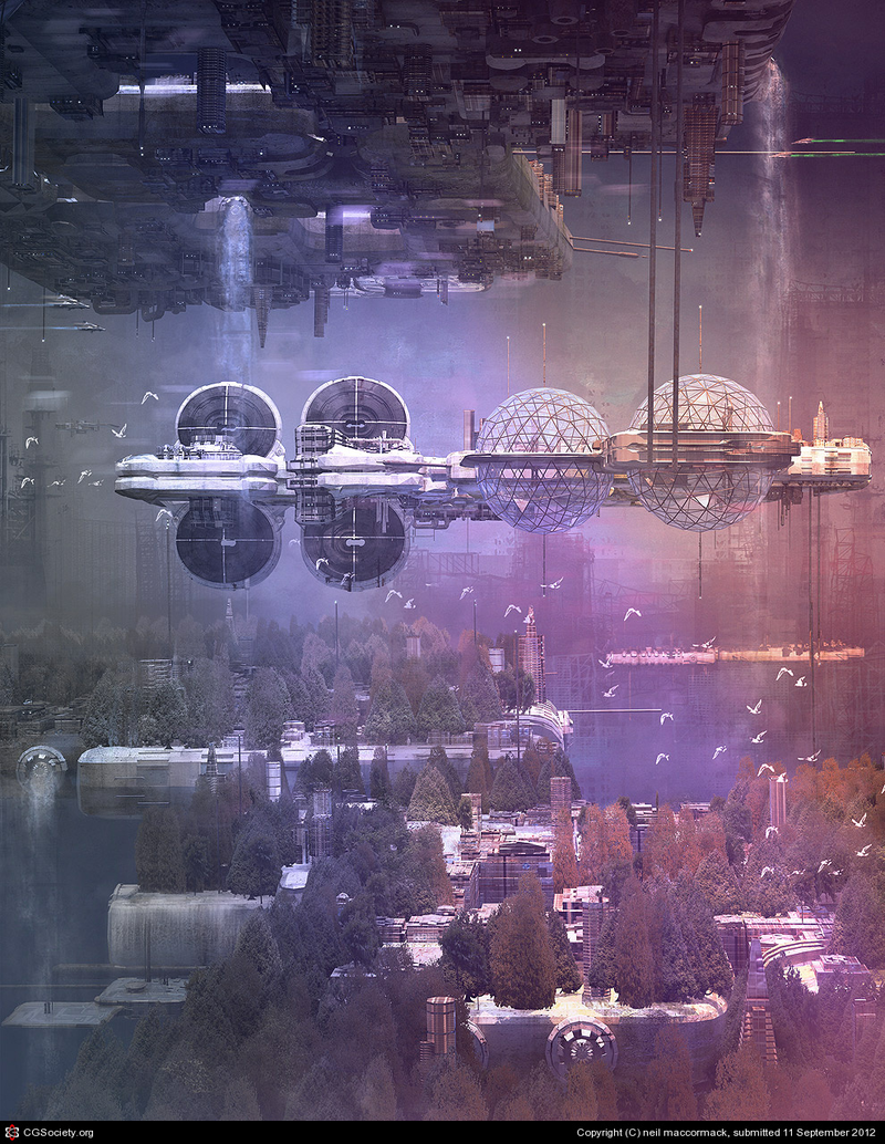 Illustration for article titled Stunning sci-fi concept sketches are actually 3D renders